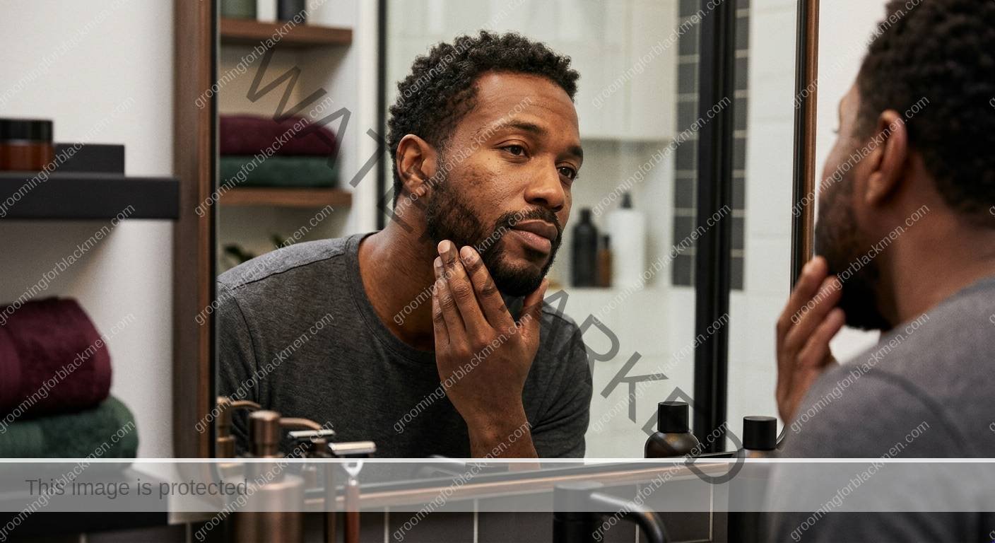 Acne Marks for Black Men - context for Black men