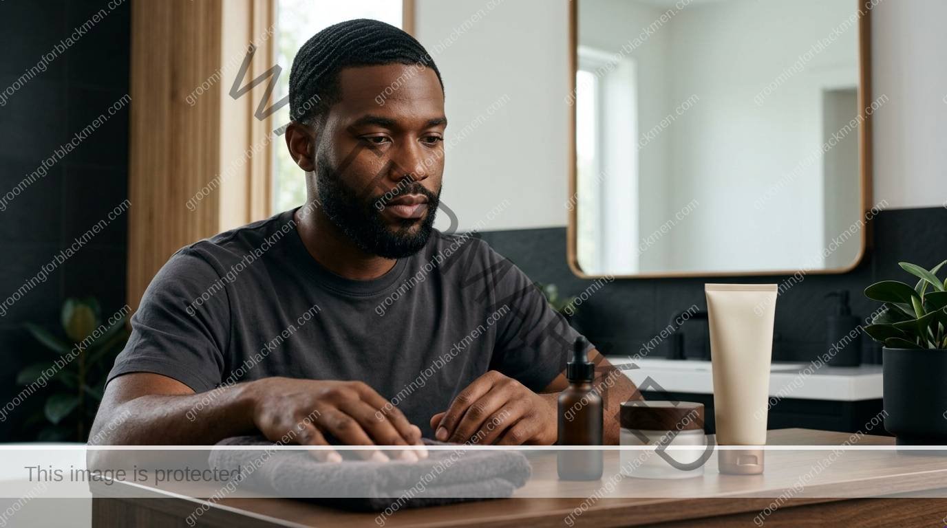 Acne Marks for Black Men - preparation for Black men