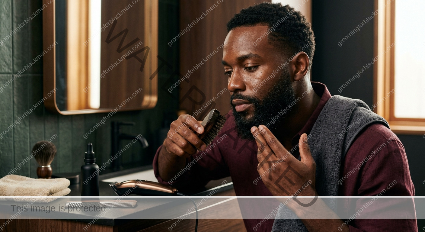 Beard Dandruff for Black Men - preparation for Black men