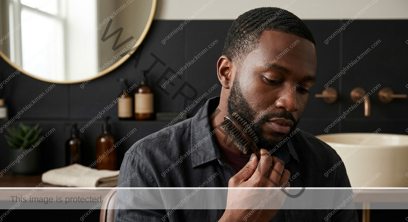 Beard Dandruff for Black Men - technique for Black men
