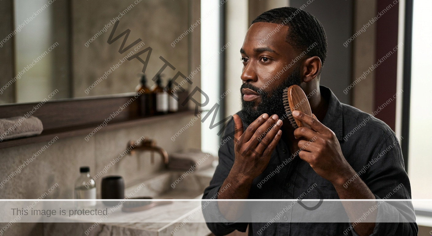 Beard Itch for Black Men - technique for Black men