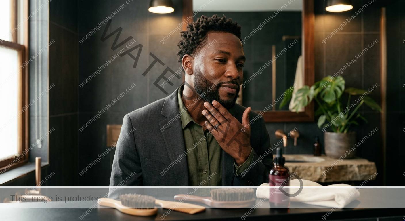 Beard Lineup Care for Black Men - step-by-step routine