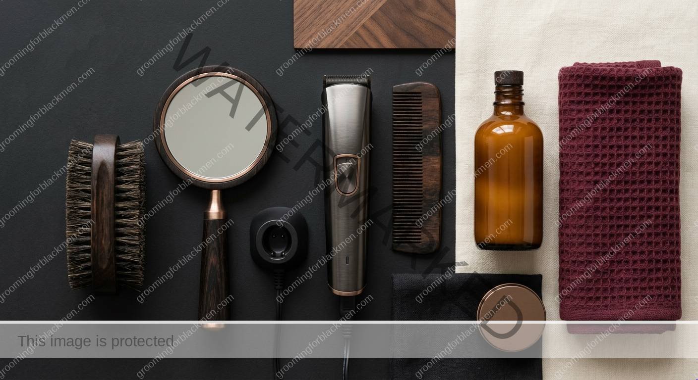 Beard Lineup Care for Black Men - product tools for Black men
