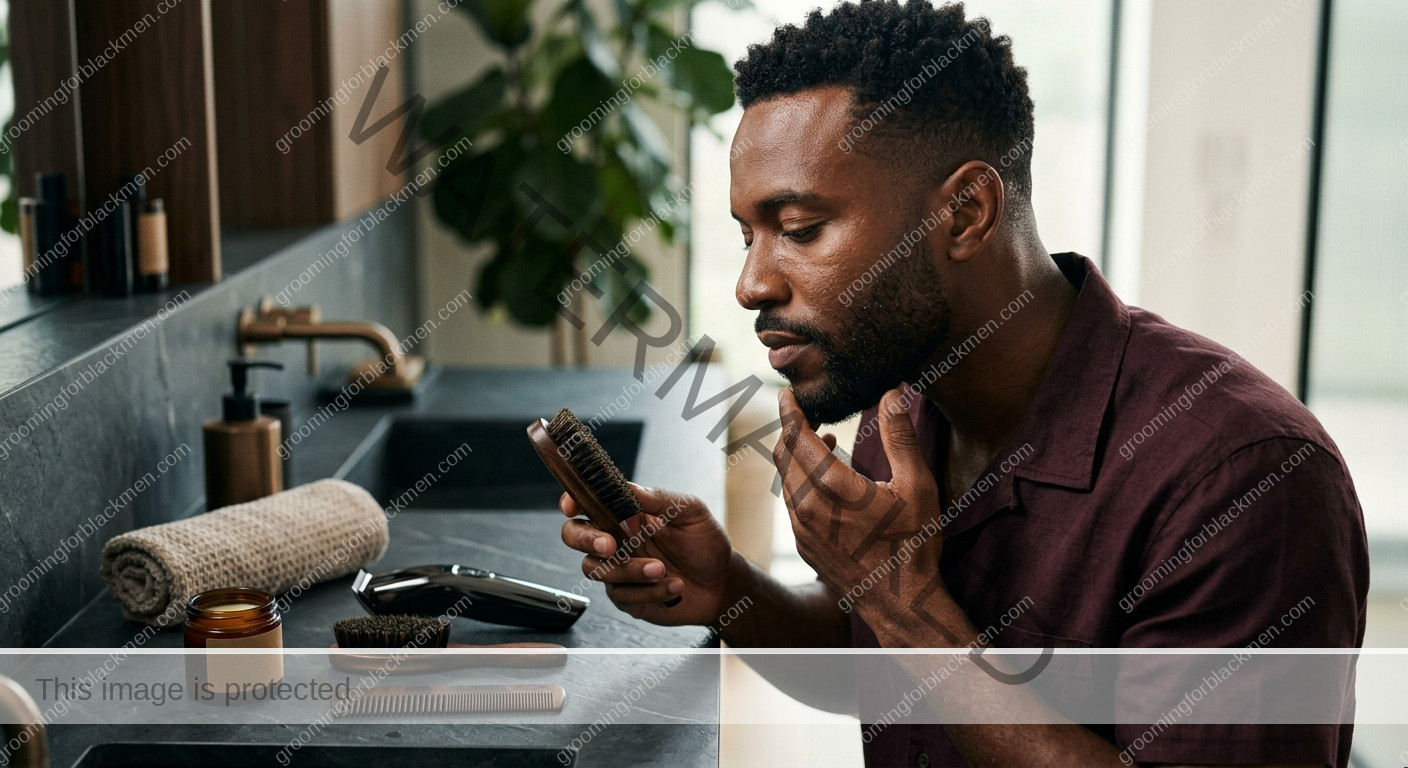 Beginner Beard Routine for Black Men - preparation for Black men