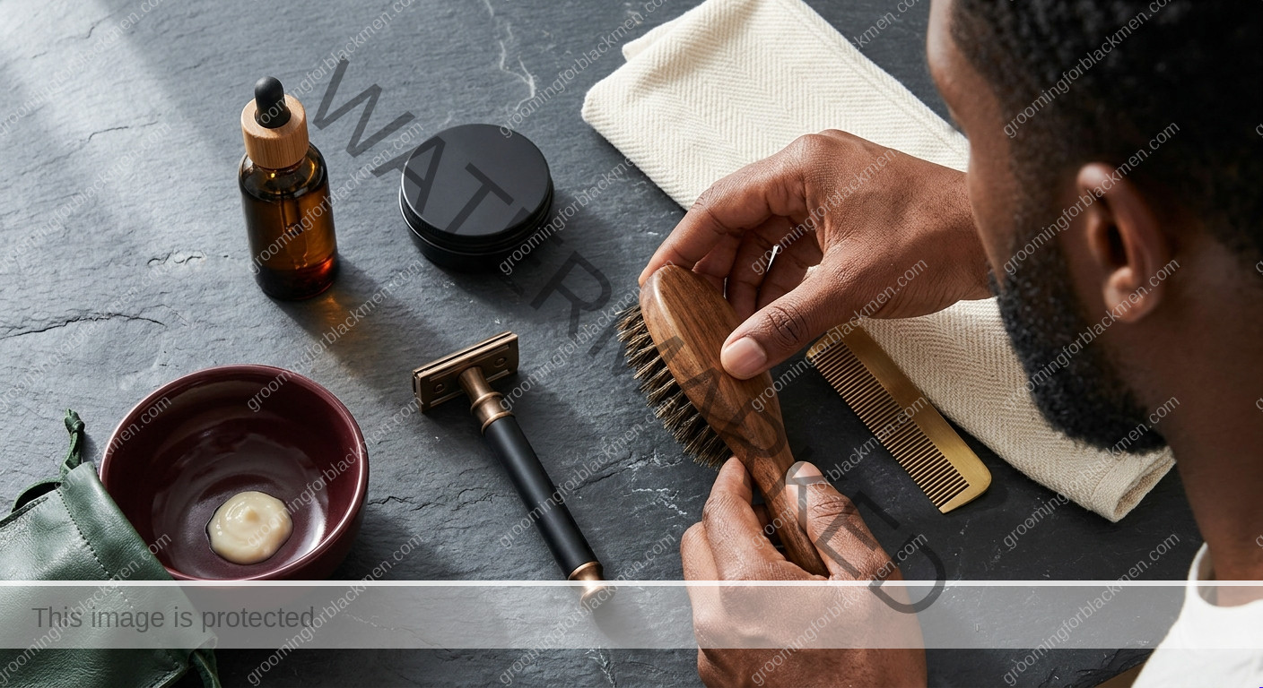Beginner Beard Routine for Black Men - product tools for Black men