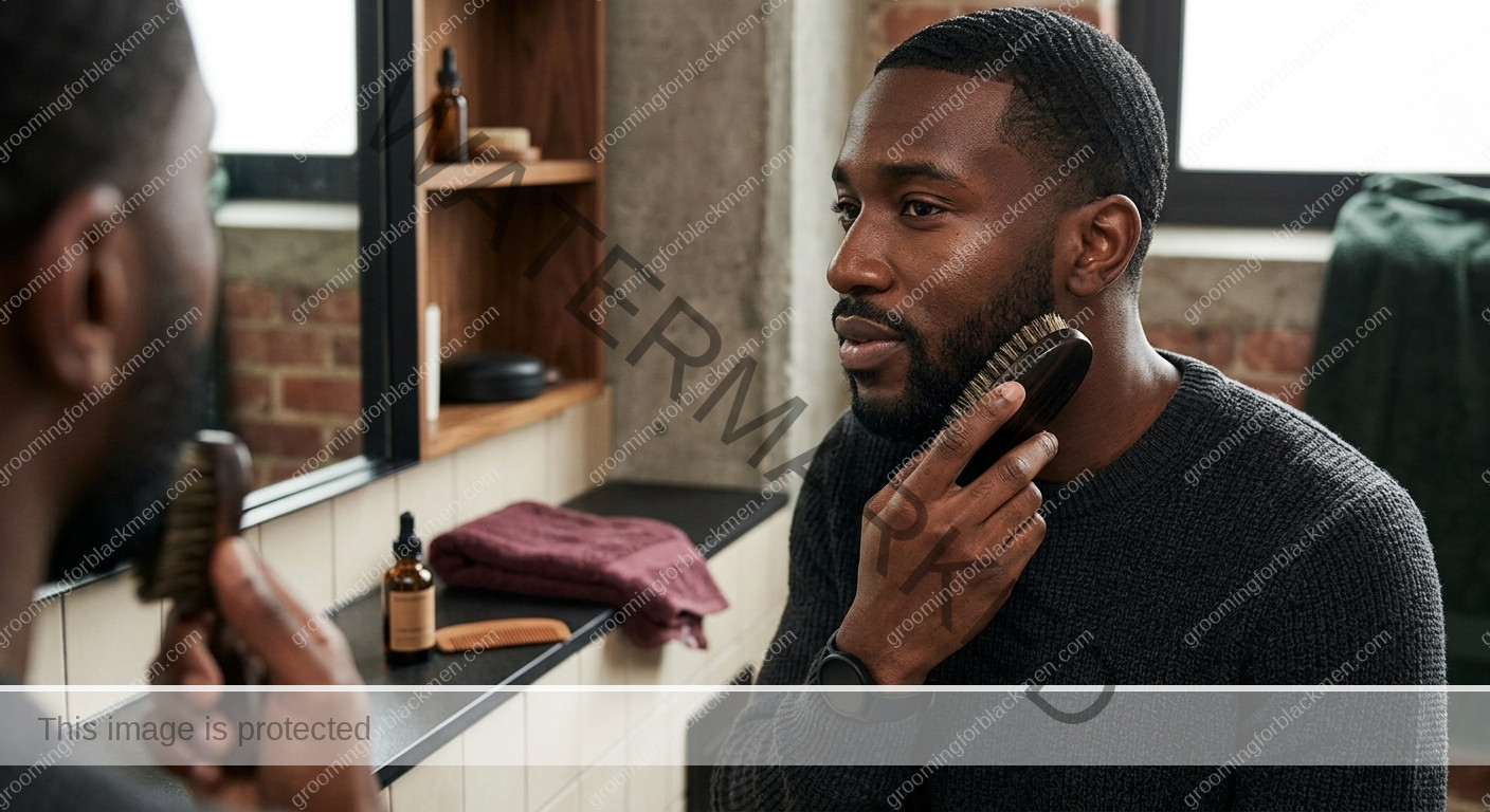 Beginner Beard Routine for Black Men - technique for Black men