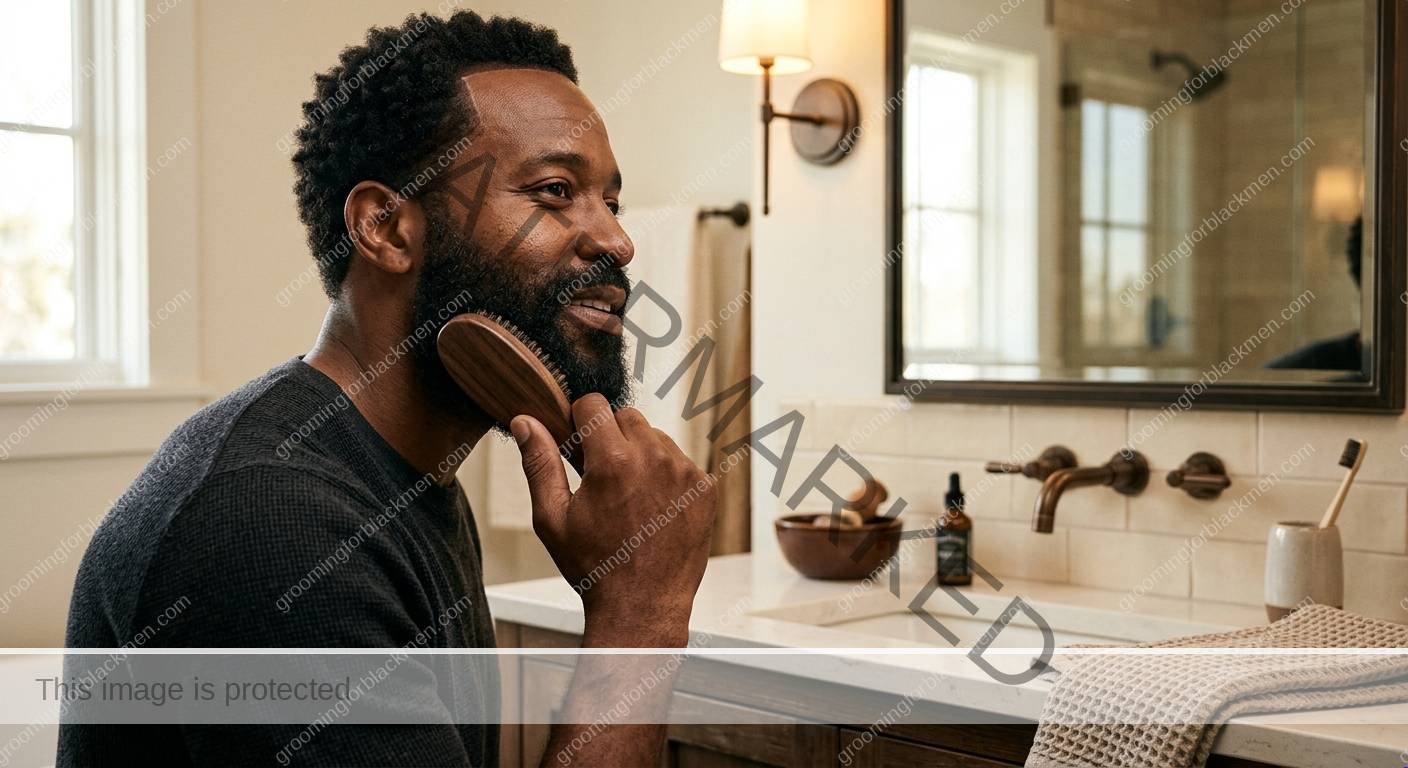 Budget Beard Care for Black Men - technique for Black men