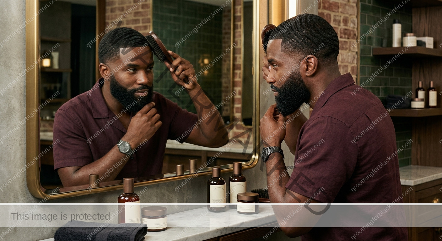Commercial Hair Products for Black Men - context for Black men