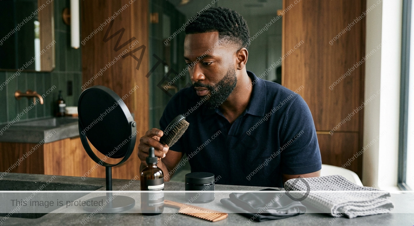 Commercial Hair Products for Black Men - preparation for Black men