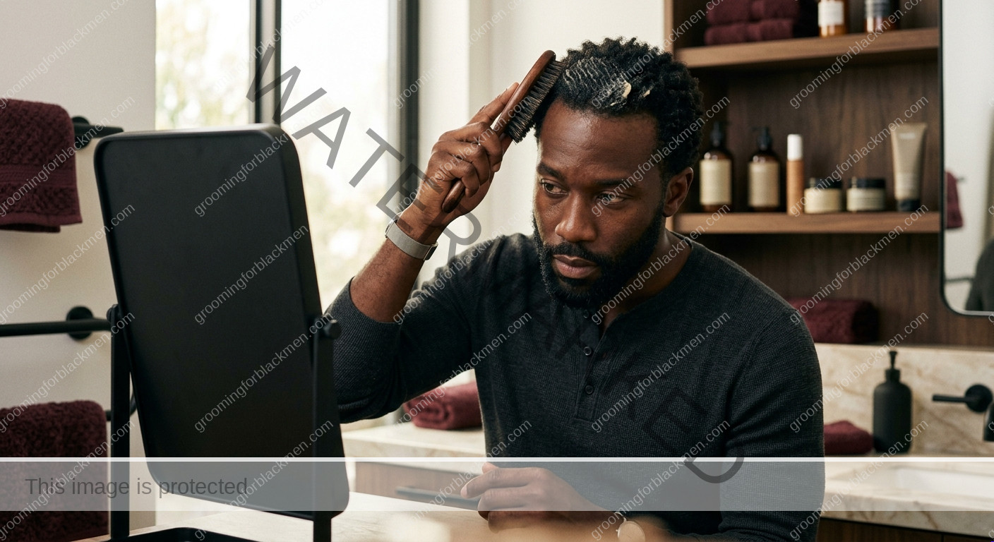 Commercial Hair Products for Black Men - technique for Black men