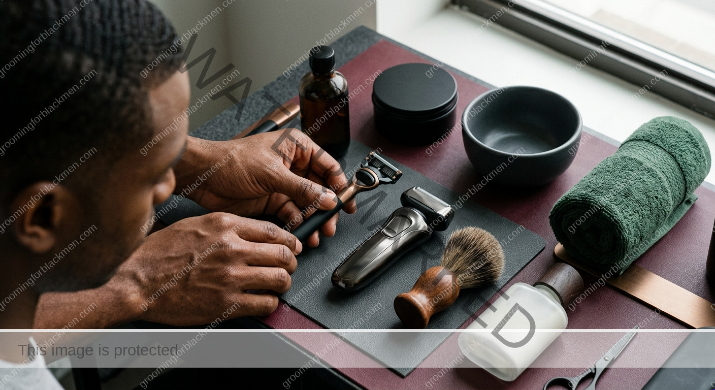 Commercial Shaving Tools for Black Men - product tools for Black men
