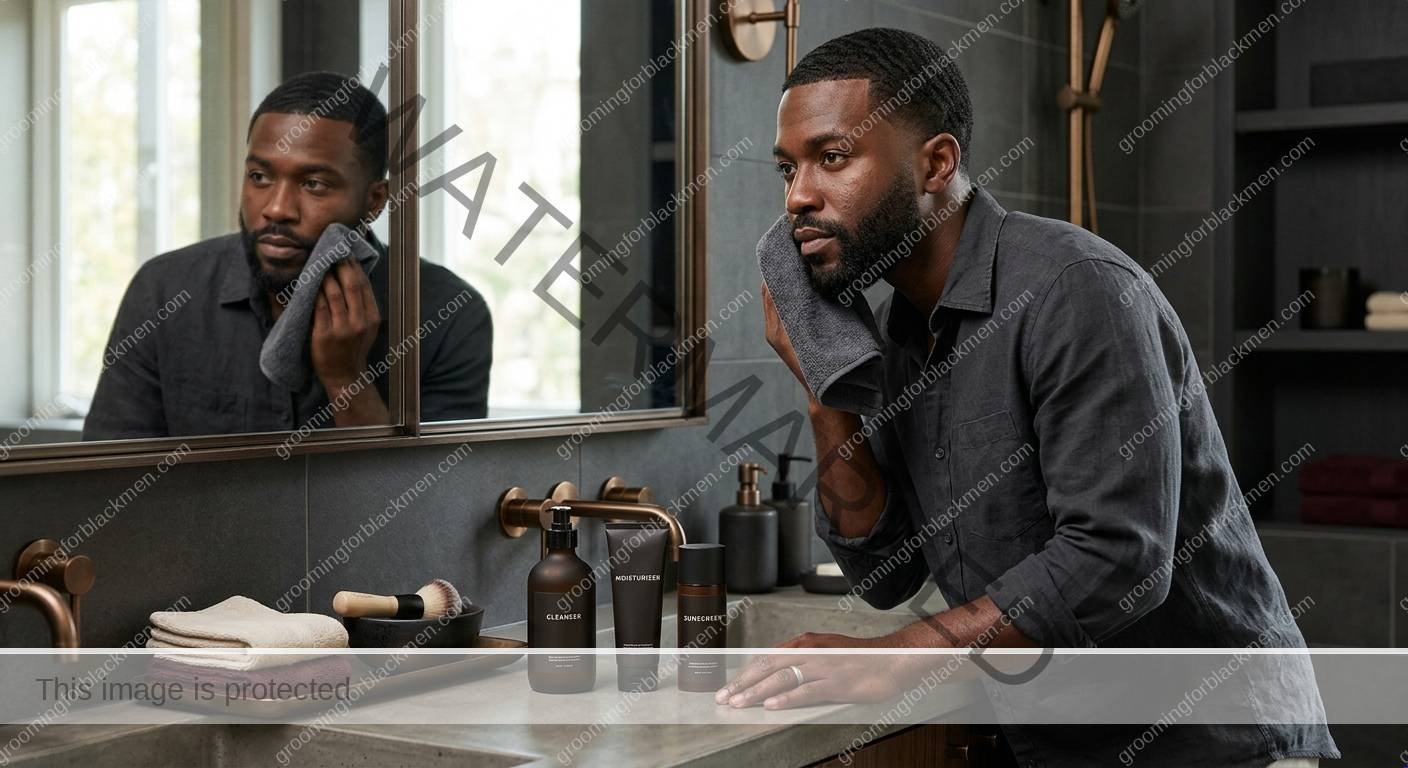 Dark Spots Starter Routine for Black Men - preparation for Black men