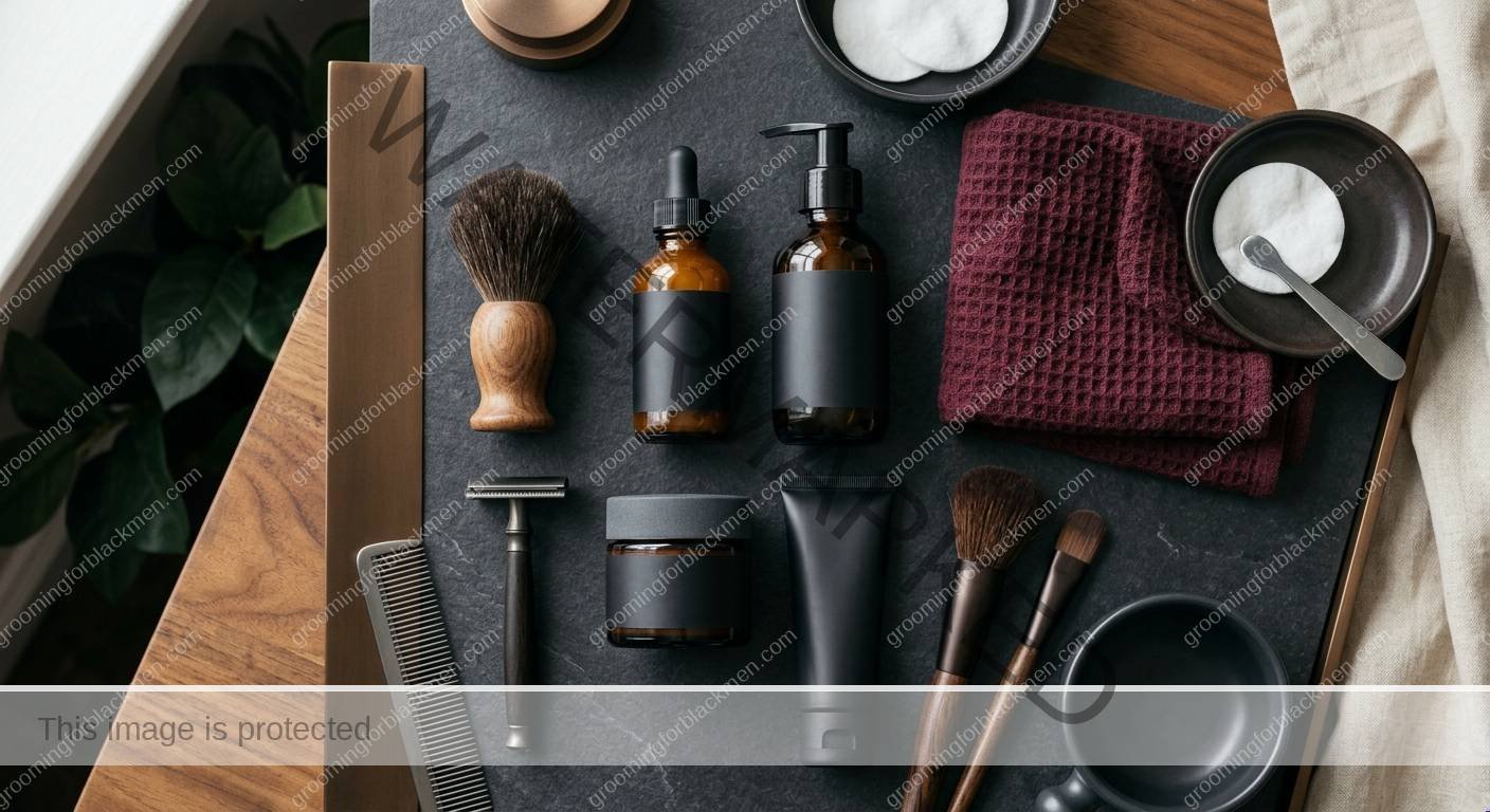 Dark Spots Starter Routine for Black Men - product tools for Black men