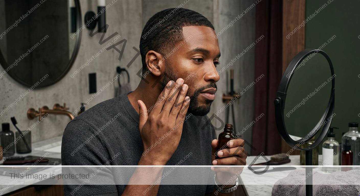 Dark Spots Starter Routine for Black Men - technique for Black men