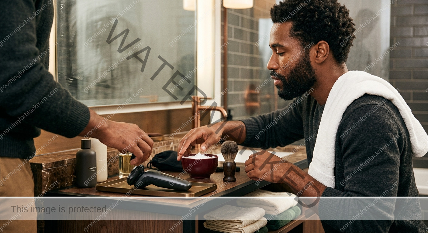 Electric Shavers for Black Men - preparation for Black men
