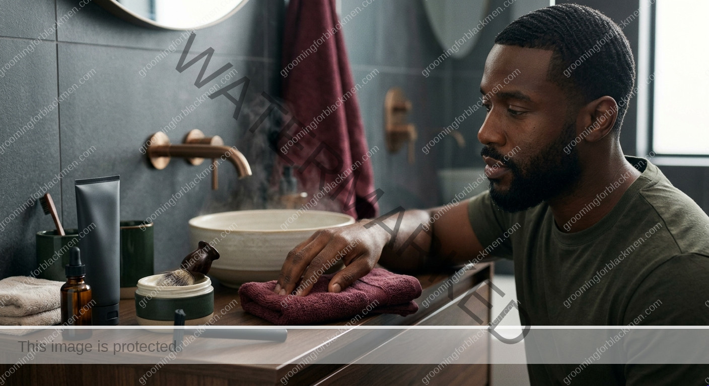 Ingrown Hair Treatment for Black Men - preparation for Black men