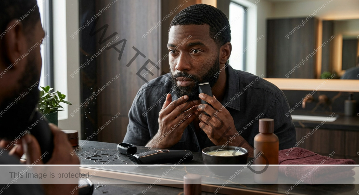 Lineup Irritation for Black Men - product tools for Black men