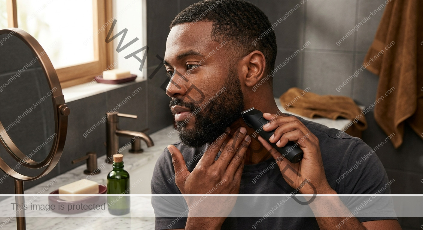Lineup Irritation for Black Men - technique for Black men