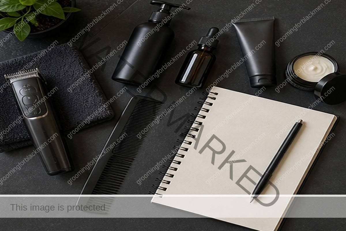 Monthly Routine Audit for Black Men - product tools