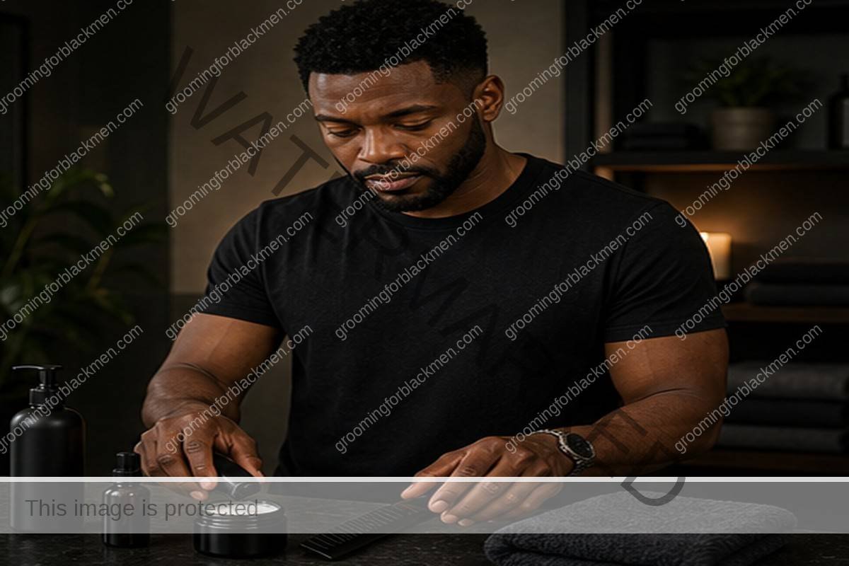 Night Routine for Black Men - preparation