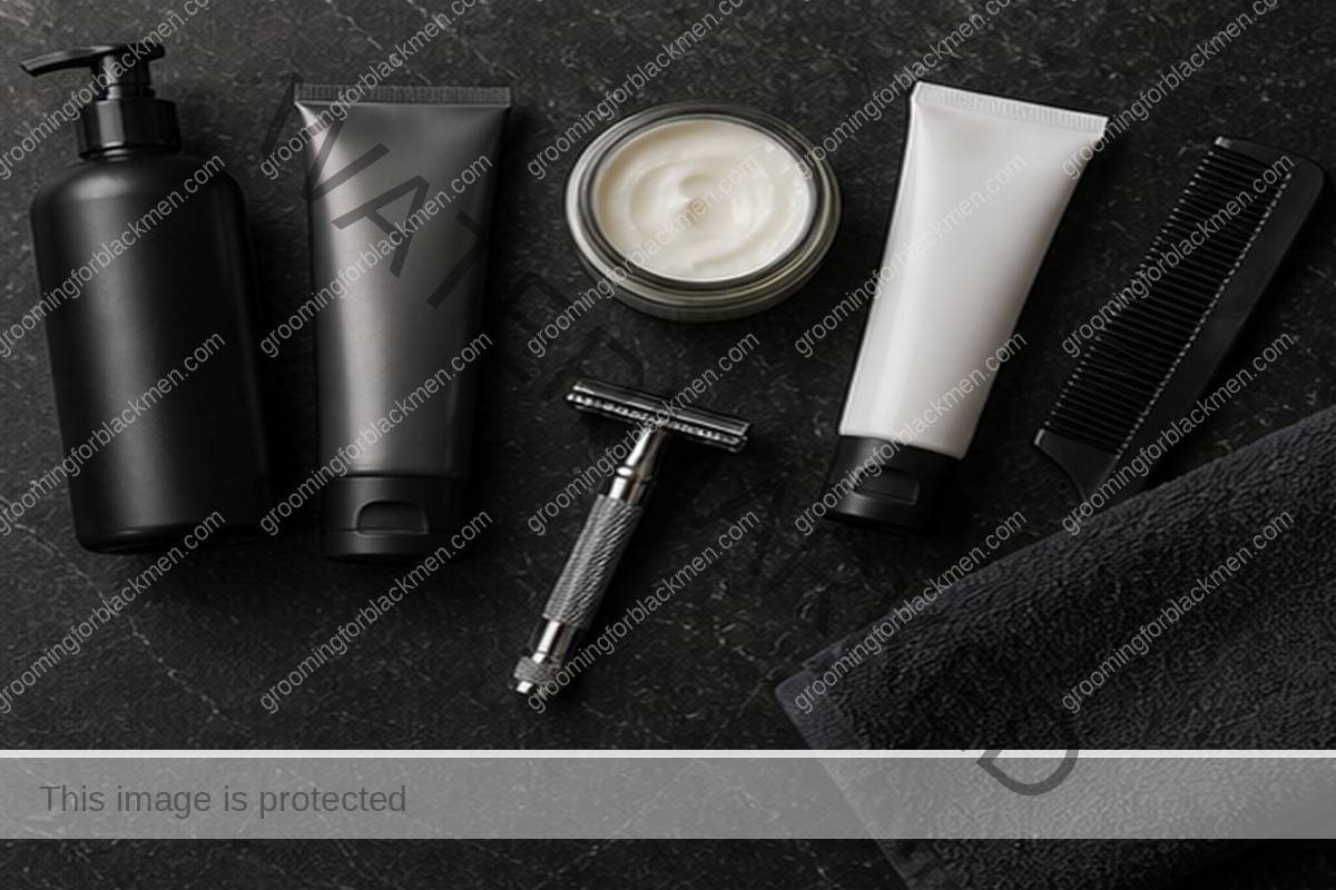 Over 40 Skincare for Black Men - product tools