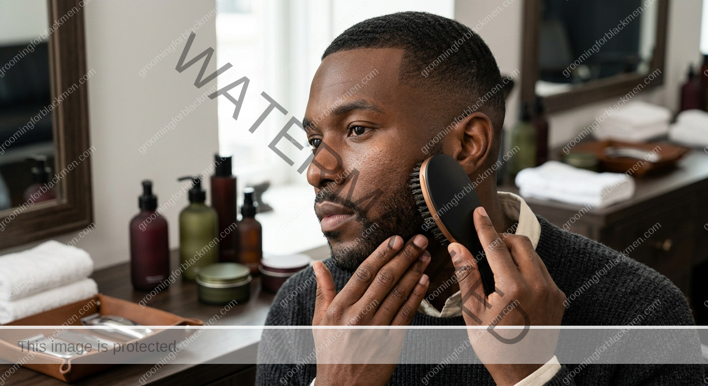 Patchy Beard Fixes for Black Men - technique for Black men