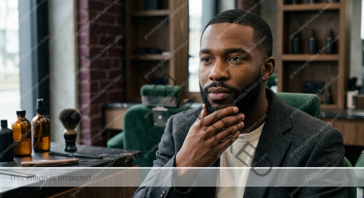 Post-Inflammatory Hyperpigmentation for Black Men: Practical Grooming Guide hero image for Black men