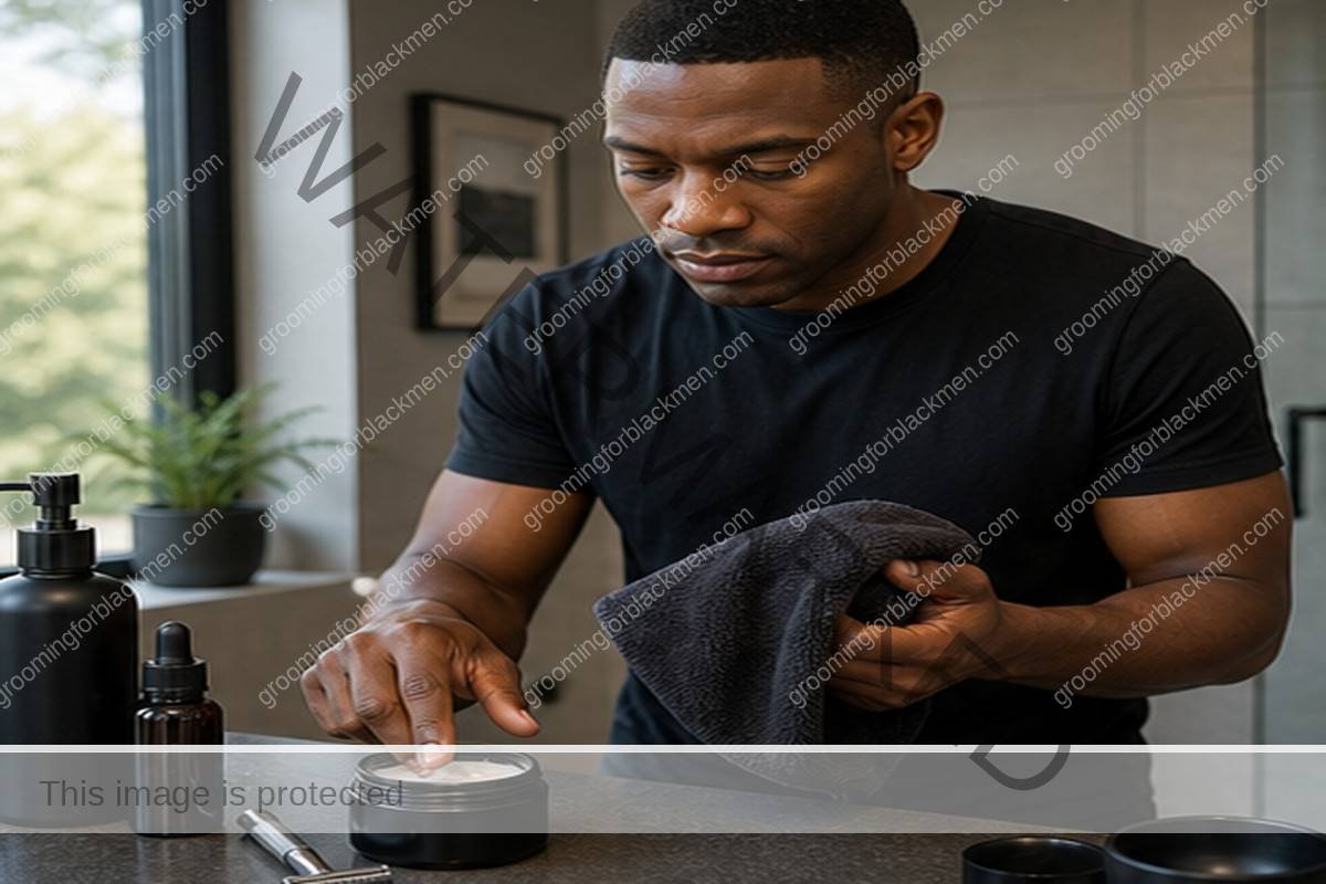 Post-Shave Care for Black Men - preparation