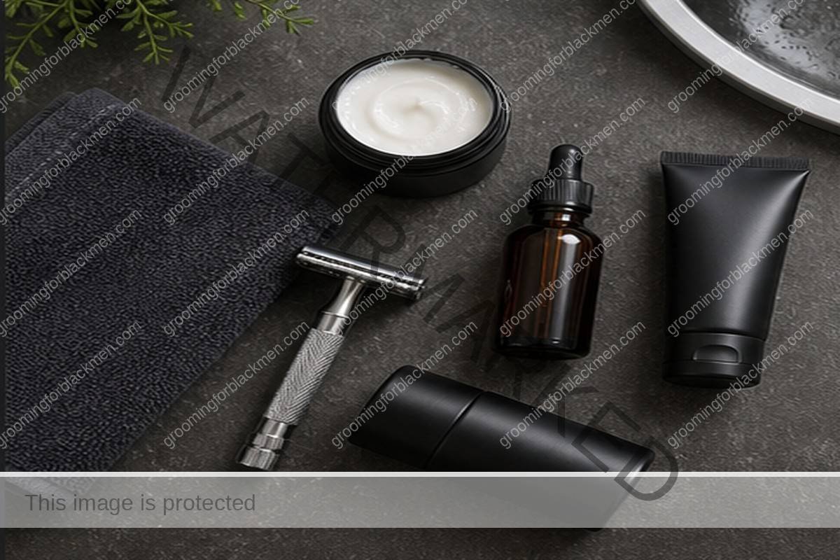 Post-Shave Care for Black Men - product tools