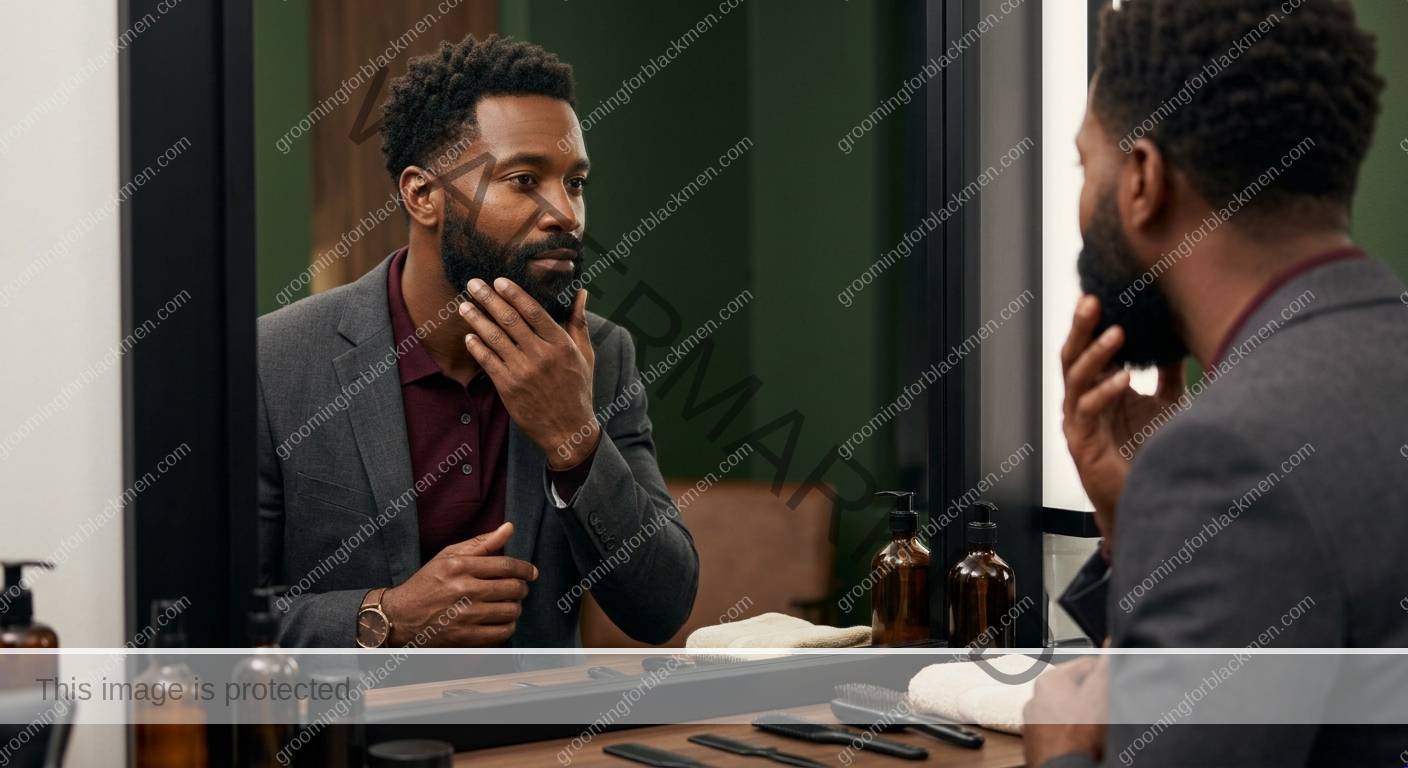 Professional Beard Look for Black Men - context for Black men