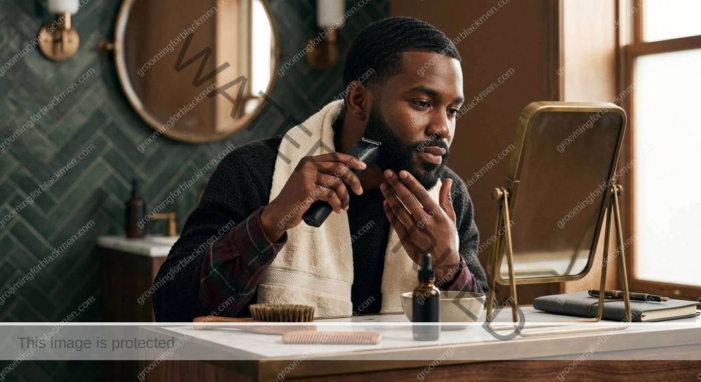 Professional Beard Look for Black Men - preparation for Black men