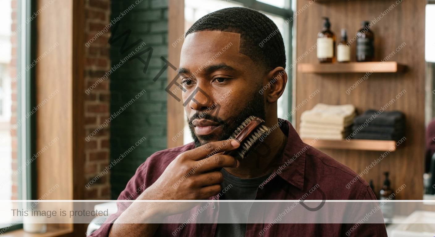 Professional Beard Look for Black Men - technique for Black men