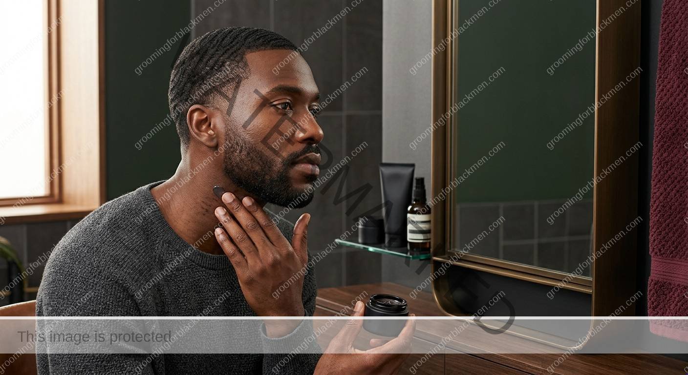 Razor Bump Marks for Black Men - technique for Black men