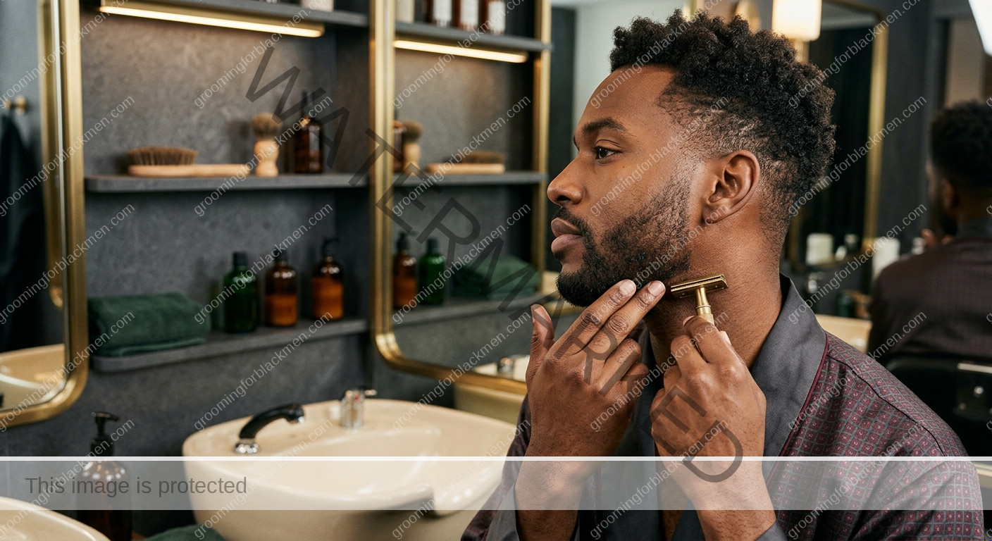 Razor Bump Prevention for Black Men - technique for Black men