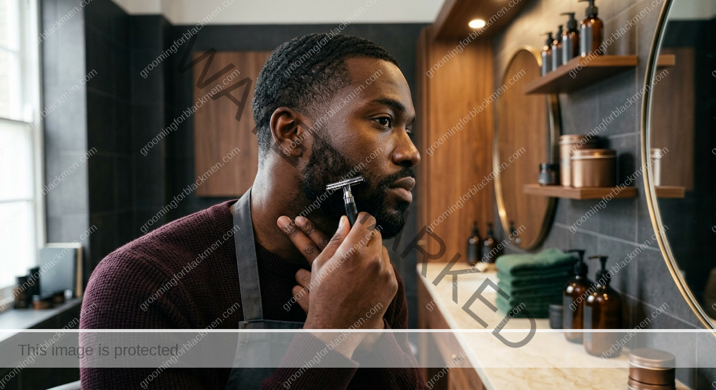 Safety Razor vs Cartridge for Black Men - technique for Black men