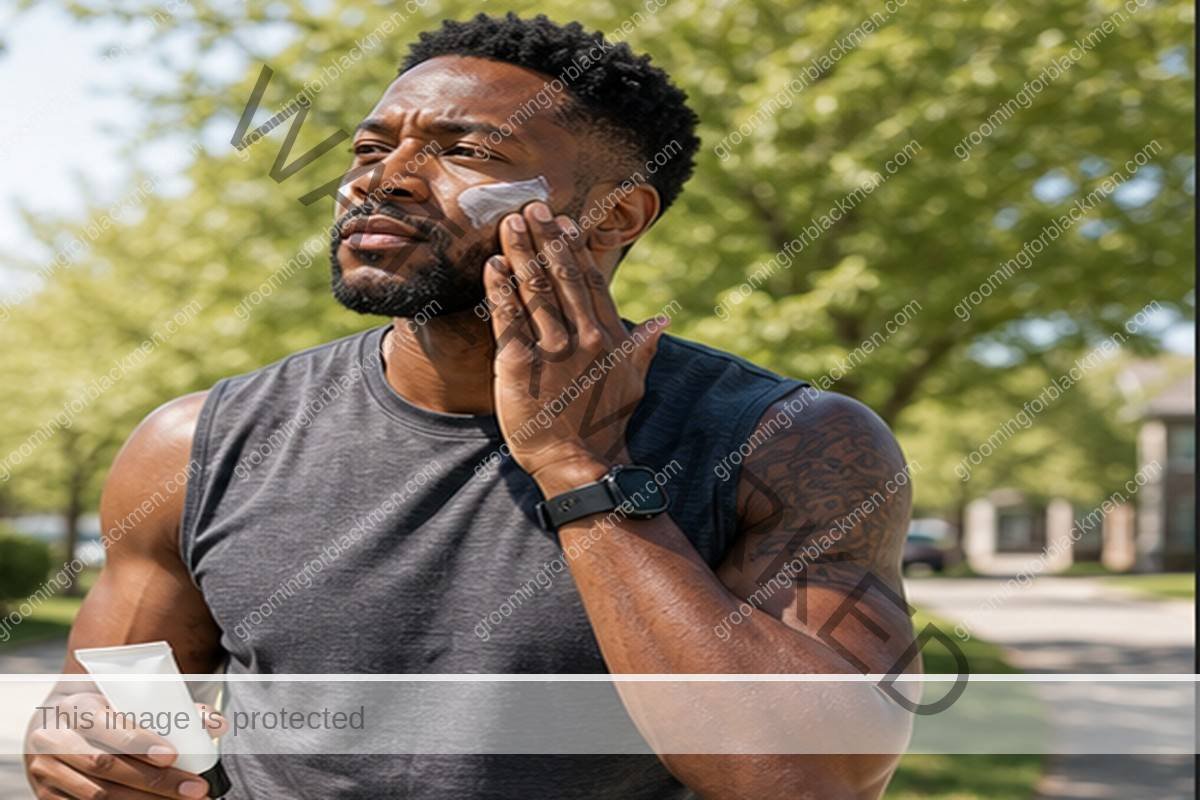 Seasonal Skincare for Black Men - technique