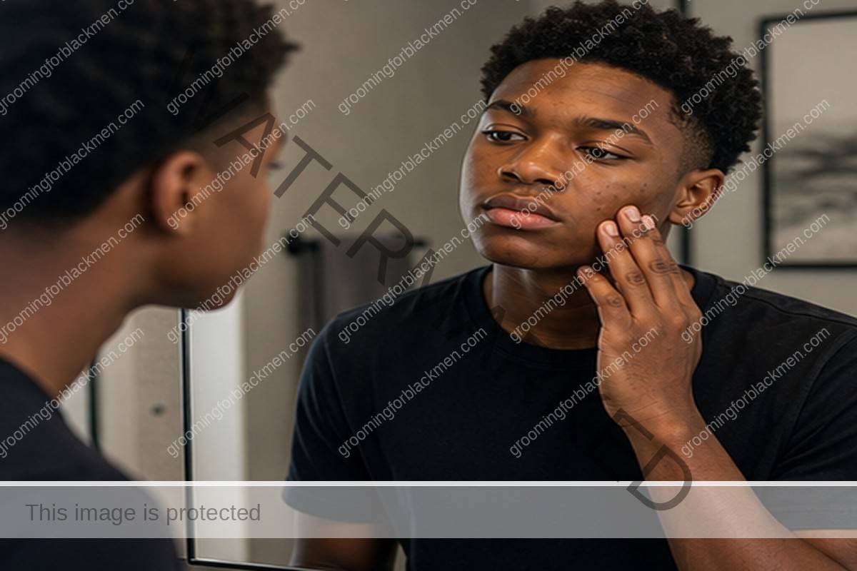 Teen Skincare for Black Men - context