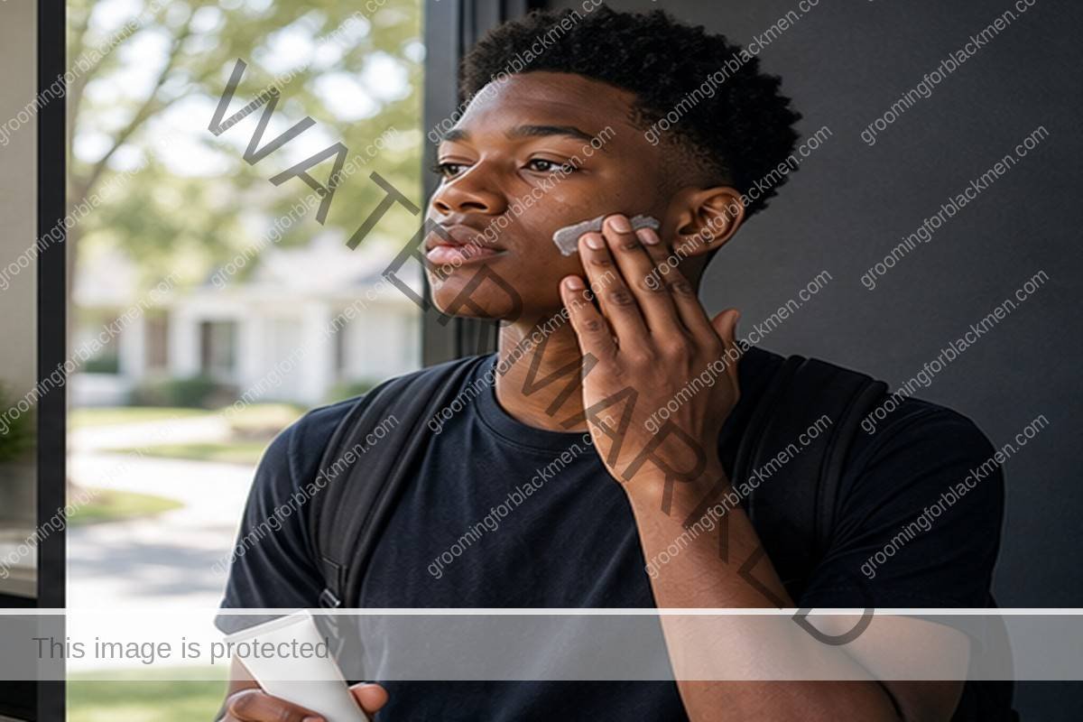 Teen Skincare for Black Men - technique