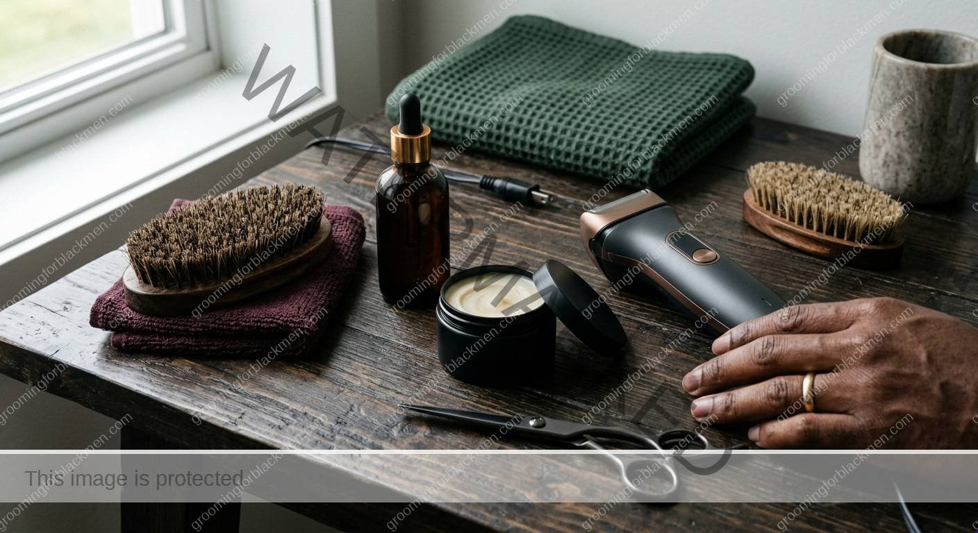 Bald Head Care for Black Men - product tools for Black men