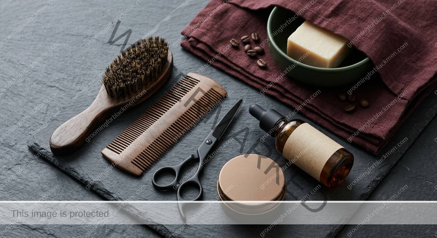Beard Growth Expectations for Black Men - product tools for Black men