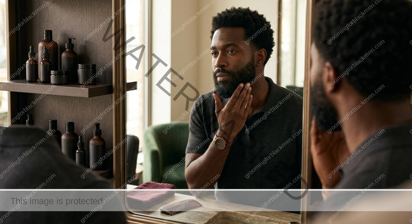 Beard Product Buildup for Black Men - context for Black men