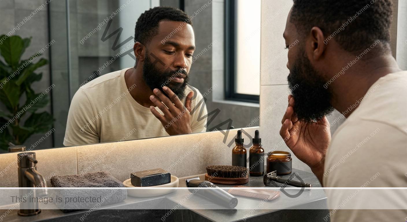 Beard Product Buildup for Black Men - preparation for Black men