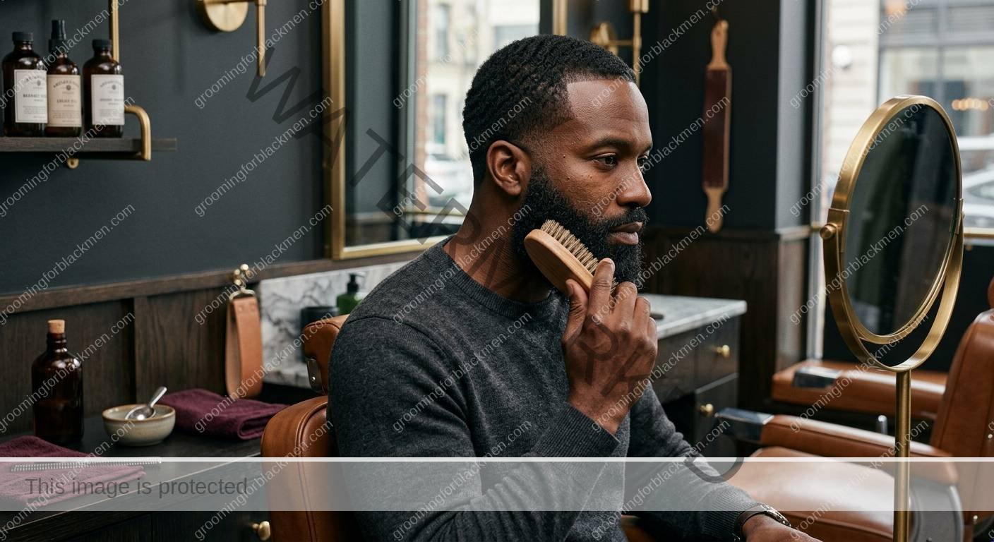 Beard Product Buildup for Black Men - technique for Black men