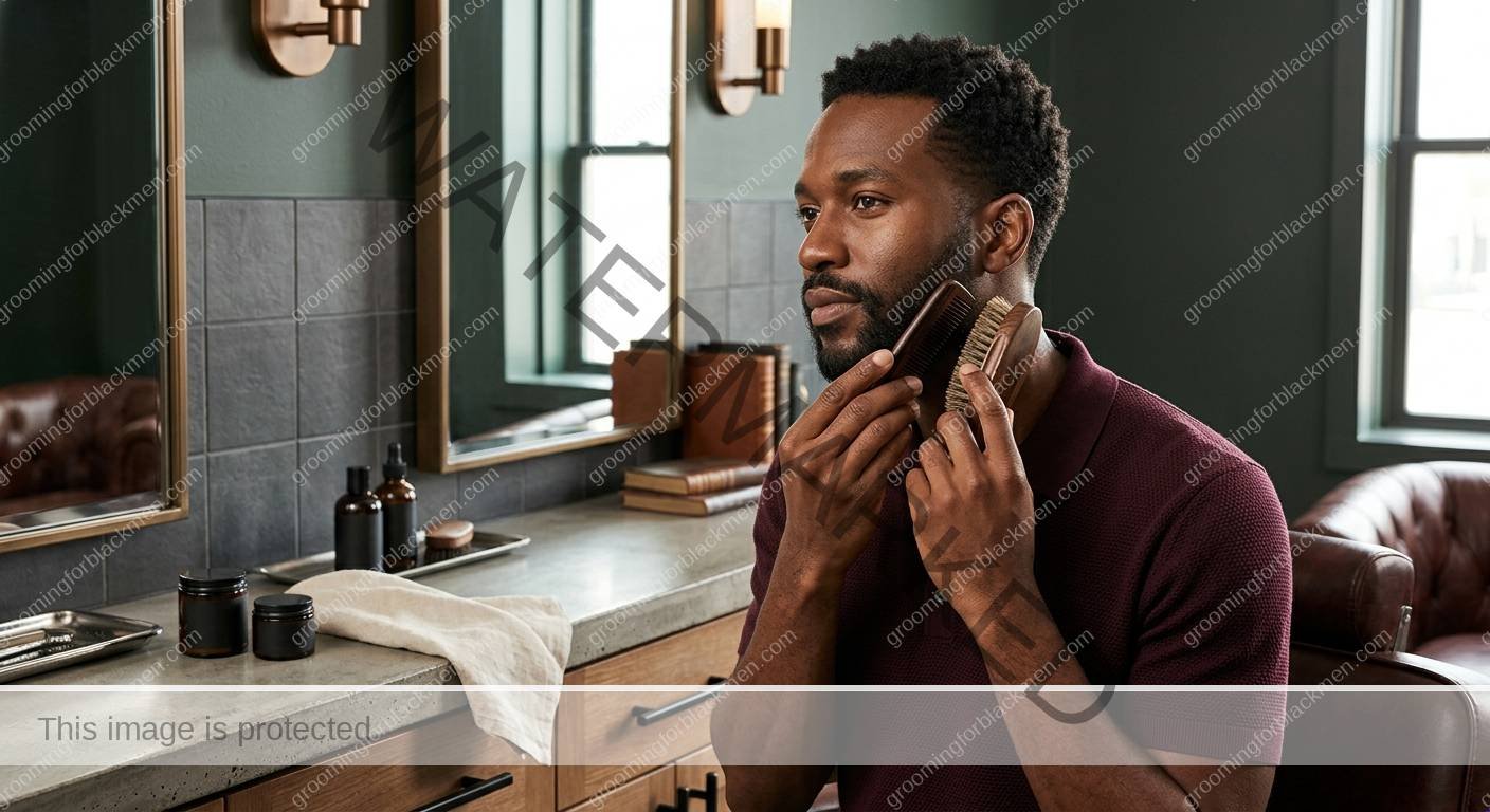 Brush and Comb for Black Men - context for Black men