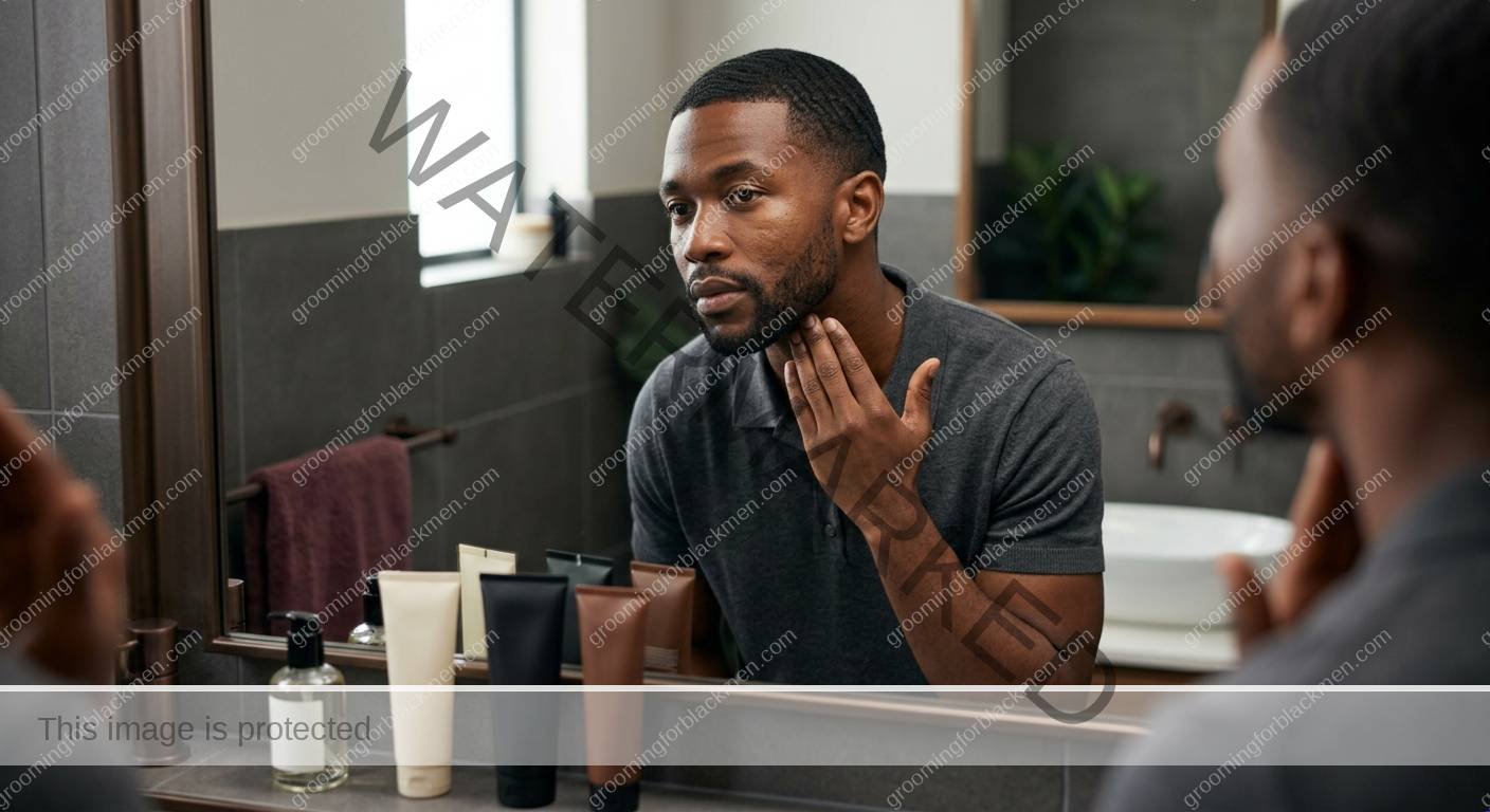 Budget Dark Spot Routine for Black Men - context for Black men