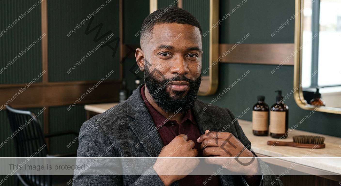 Coarse Beard Softening for Black Men - outcome for Black men