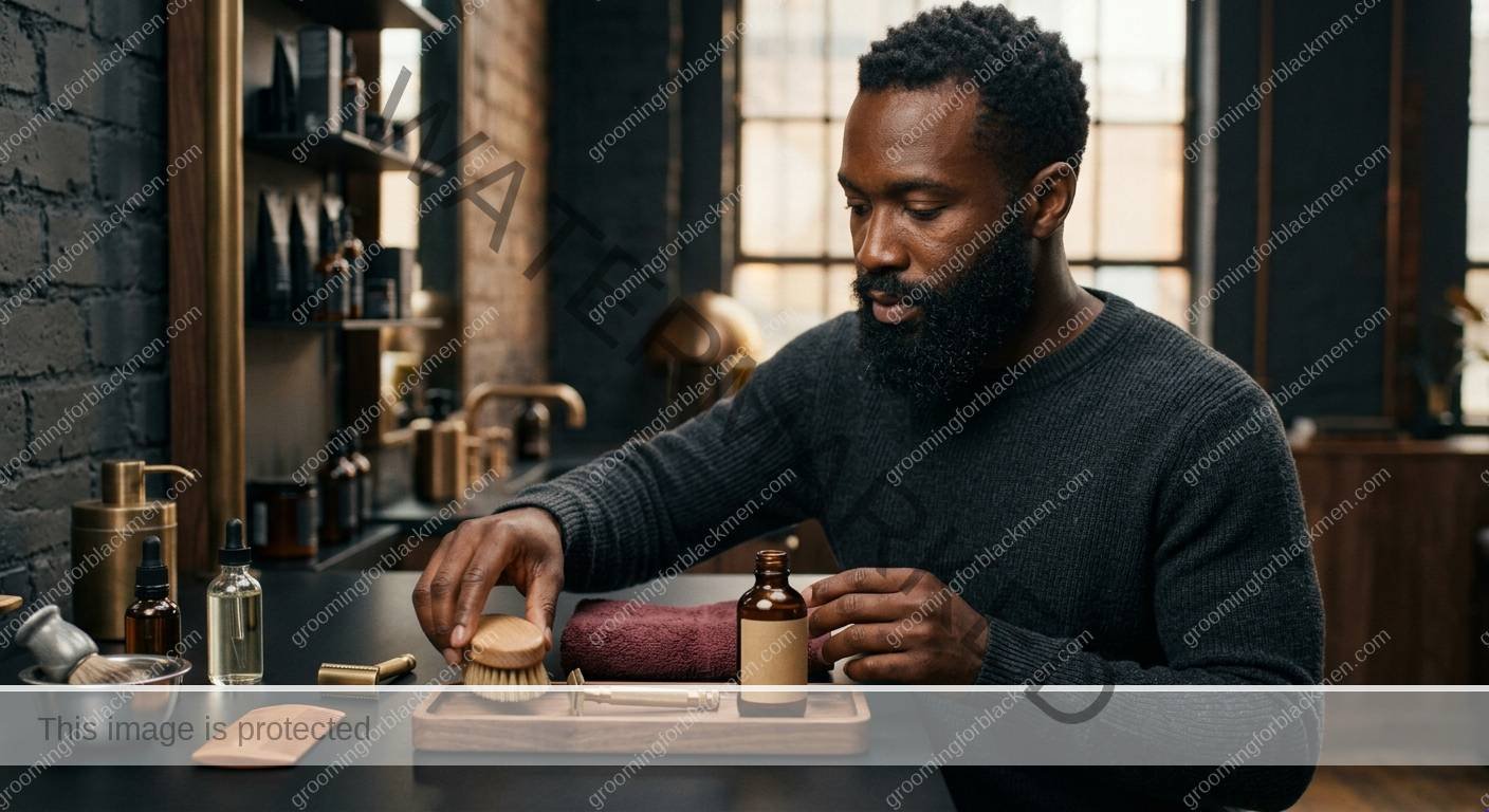 Coarse Beard Softening for Black Men - preparation for Black men