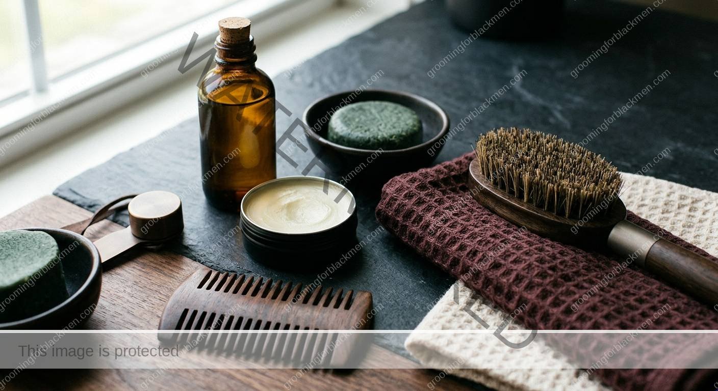 Coarse Beard Softening for Black Men - product tools for Black men