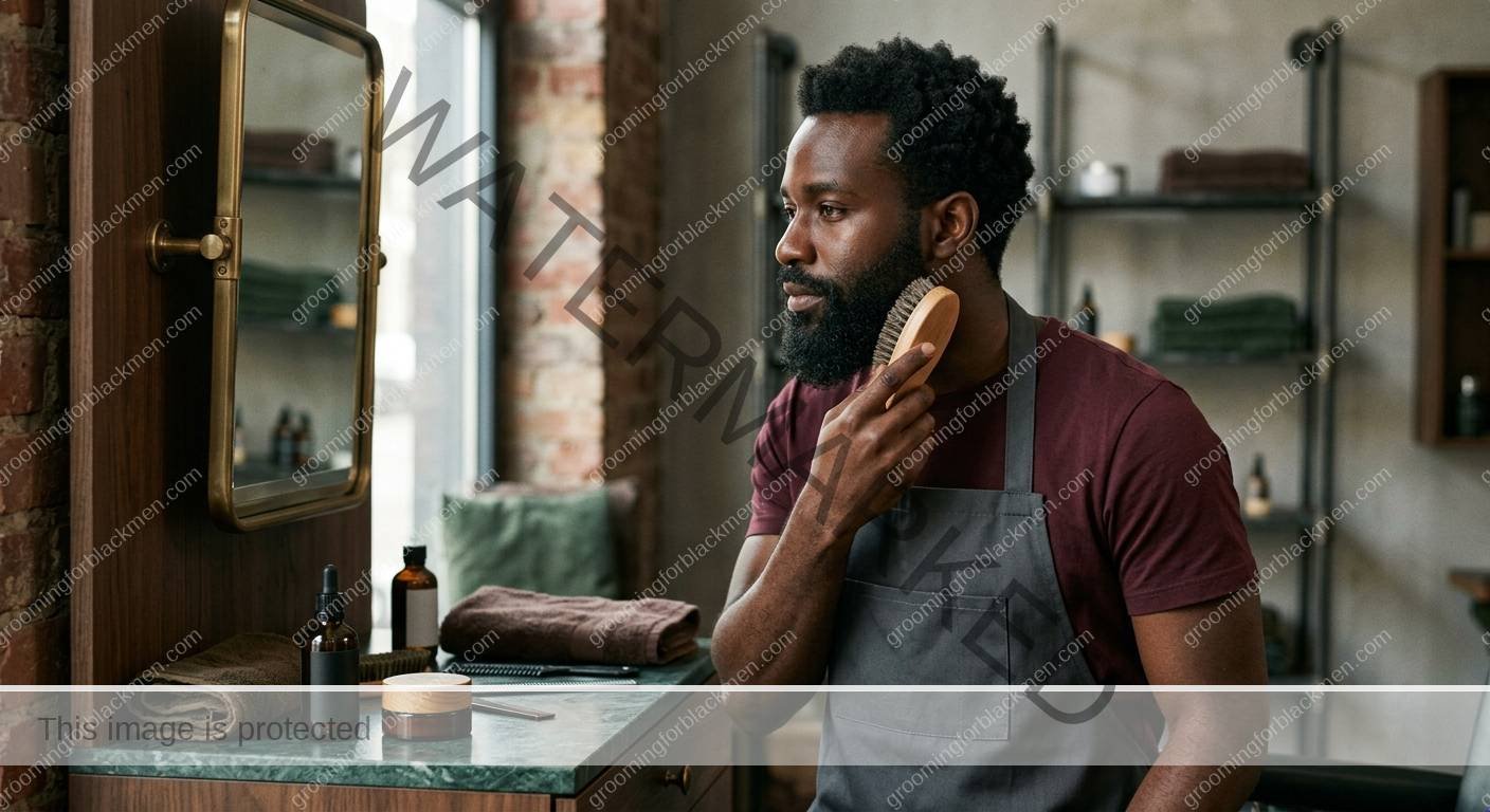 Coarse Beard Softening for Black Men - technique for Black men
