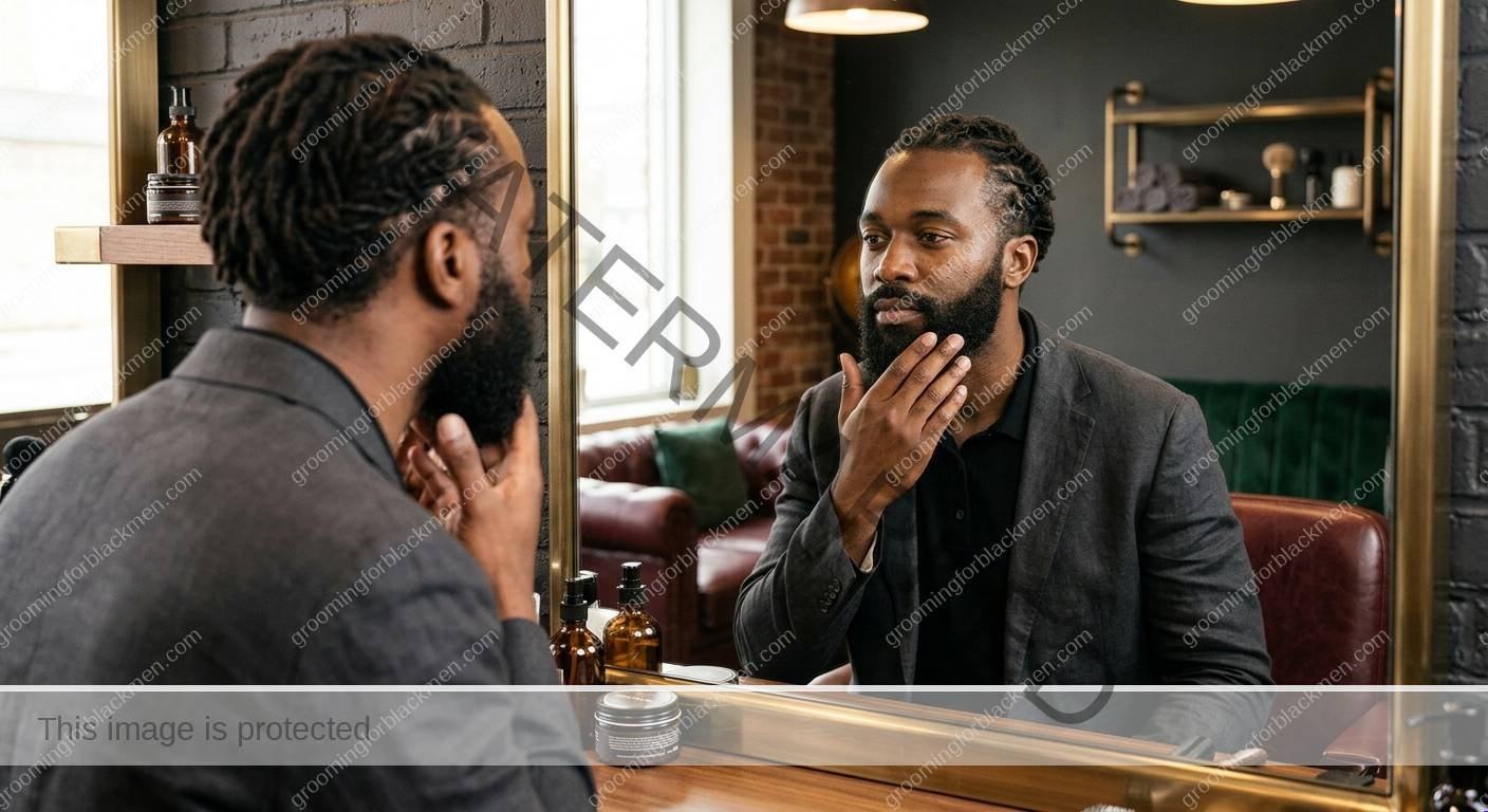 Commercial Beard Products for Black Men - context for Black men
